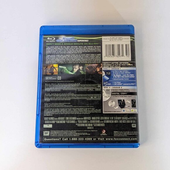 In Time *Blu-ray* 4 FOR $20 - Picture 2 of 2